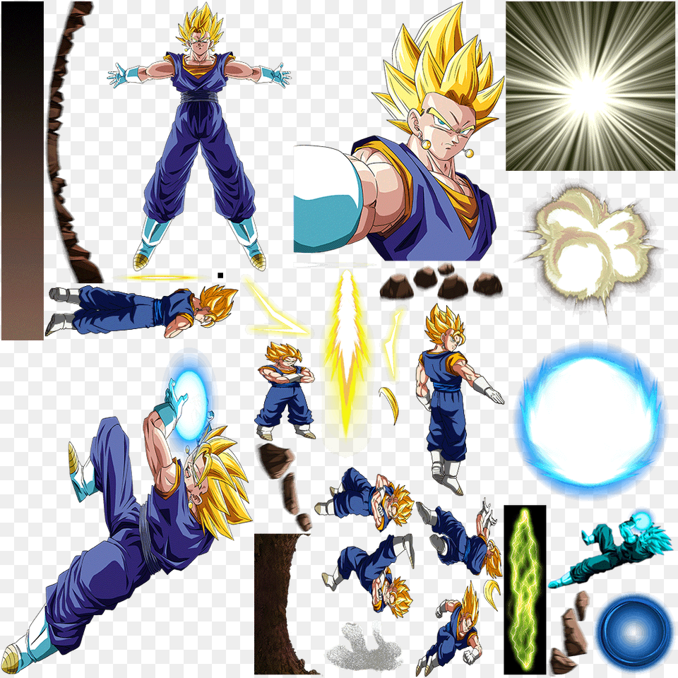 Vegito Dokkan Assets, Book, Comics, Publication, Person Free Transparent Png