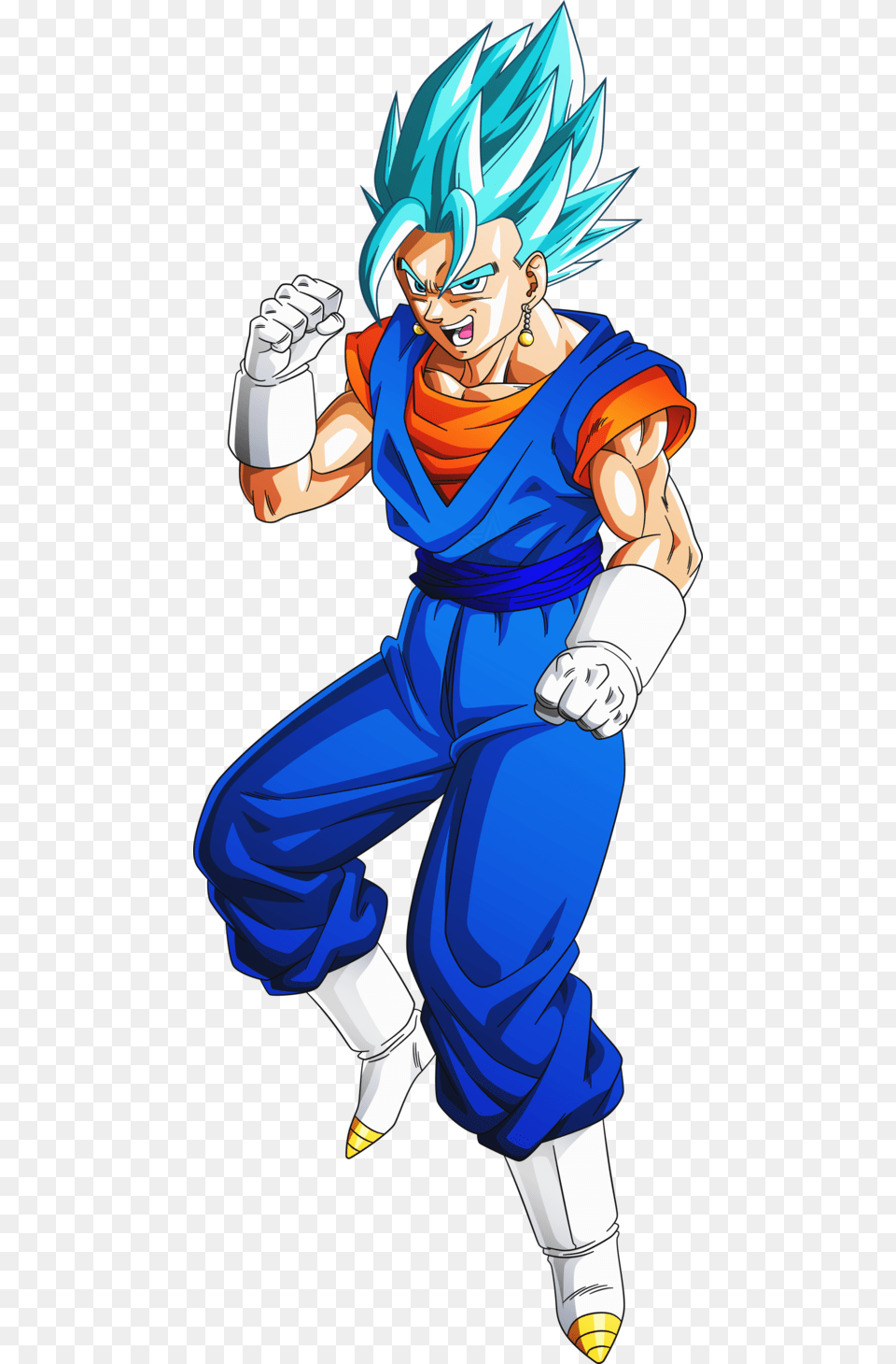 Vegito Fukatsu No F Super Saiyan Blue, Book, Comics, Publication, Person Free Transparent Png