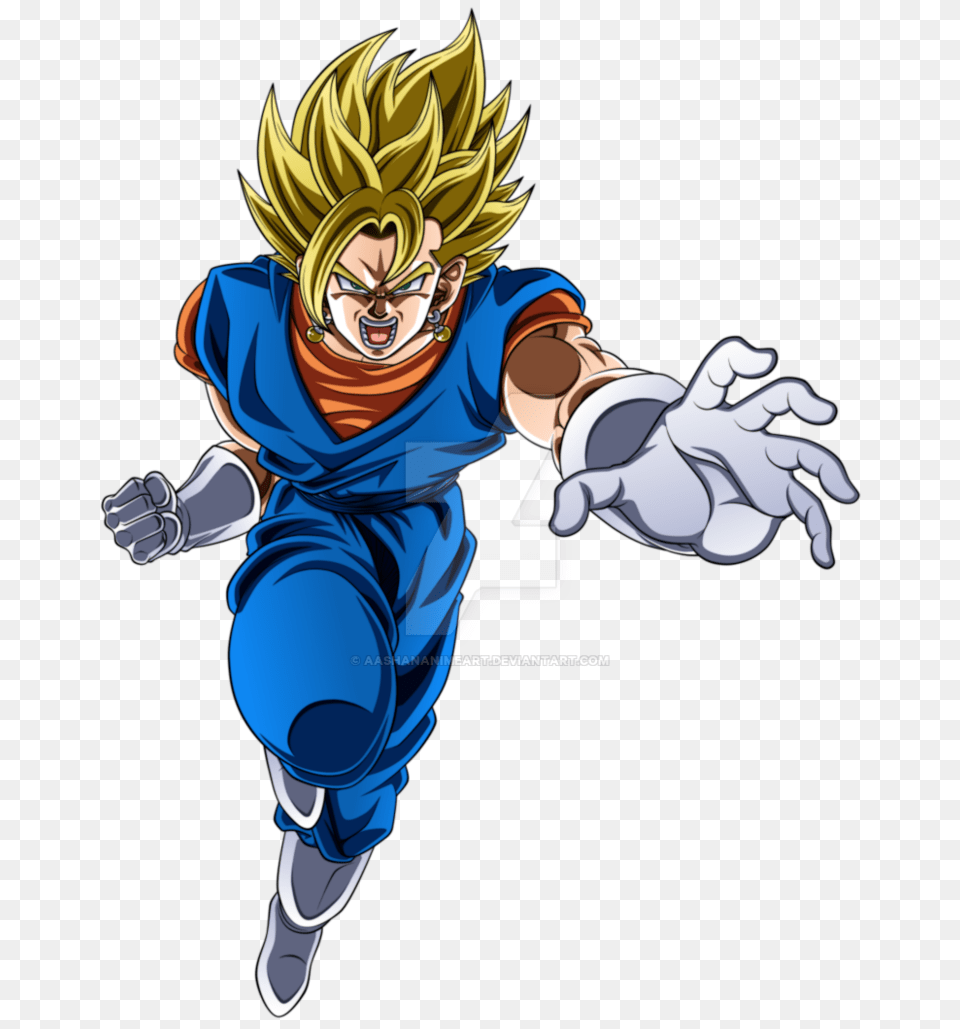 Vegito Super Saiyan Super Vegito, Book, Comics, Publication, Person Free Png Download