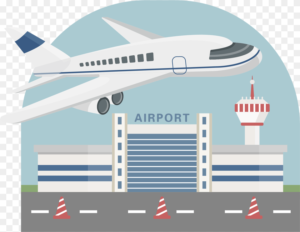 Vehculo Avin Aeropuerto Despegue E Imagen Vectorial, Aircraft, Flight, Transportation, Vehicle Png