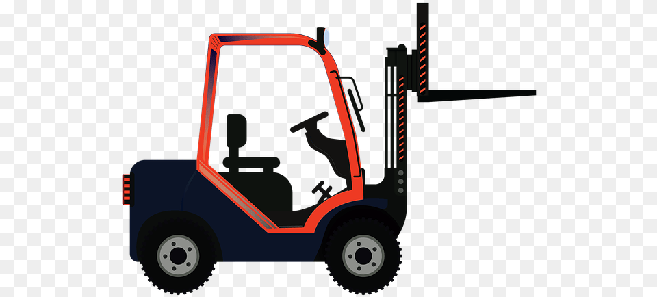 Vehculo Coche Montacargas Forklift Parking Only, Machine, Moving Van, Transportation, Van Png Image