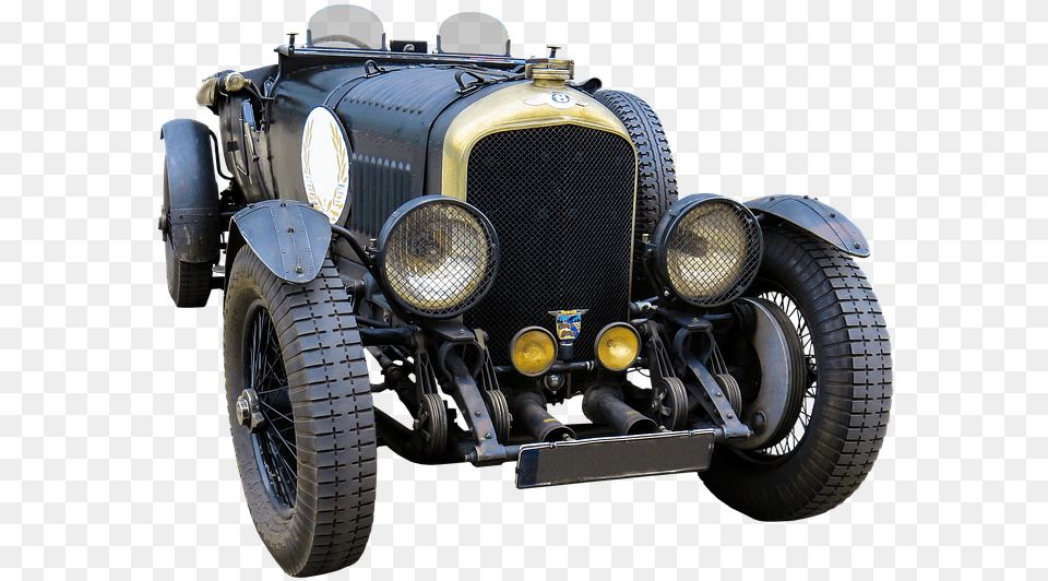 Vehicle Automotive Oldtimer Bentley Isolated Car Of Editing, Transportation, Antique Car, Model T, Wheel Free Png Download