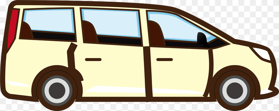 Vehicle Business Car Hand Drawn And Vector Image, Transportation, Van, Bus, Minibus Free Png Download