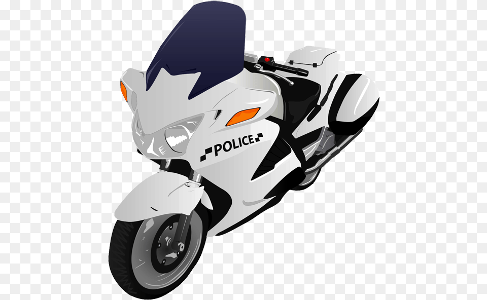 Vehicle Clipart Motorbike Police Motorcycle Transparent, Transportation, Motor Scooter Free Png Download