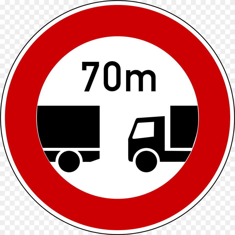 Vehicle Distance Sign, Symbol, Road Sign, Disk Png Image