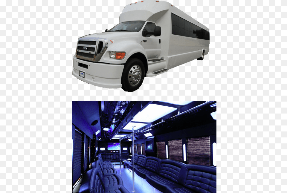 Vehicle Party Bus For 40 Passengers, Van, Transportation, Moving Van, Limo Png Image