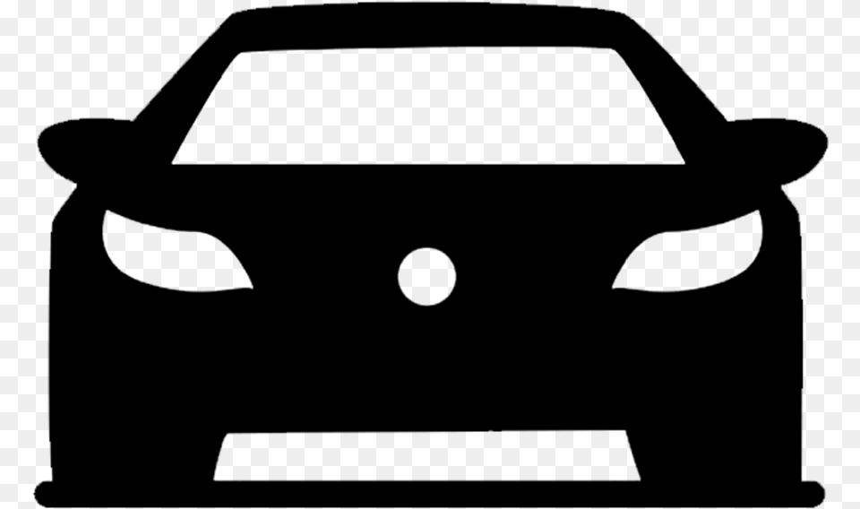 Vehicle Registration Carro De Frente Vetor, Gray Free Png