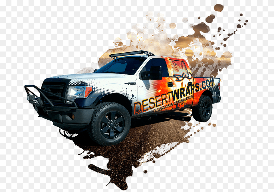 Vehicle Wraps And Graphics Palm Desert Ford, Car, Transportation, Pickup Truck, Truck Free Png
