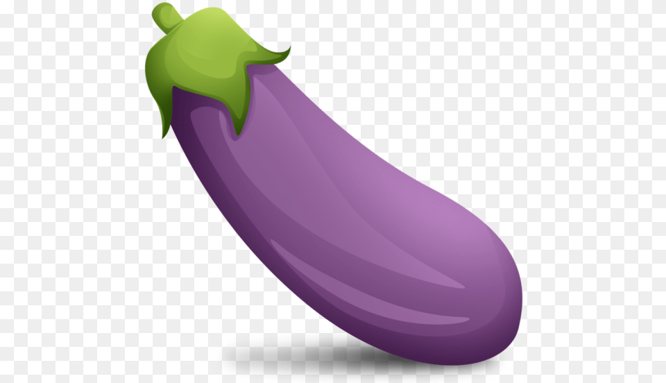 Veiny Eggplant Emoji, Food, Produce, Plant, Vegetable Png Image