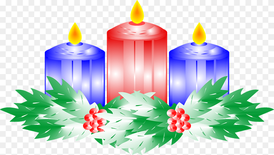 Velas Llama Acebo Navidad Das De Fiesta Llama De Navidad, Candle, Art, Graphics Free Transparent Png