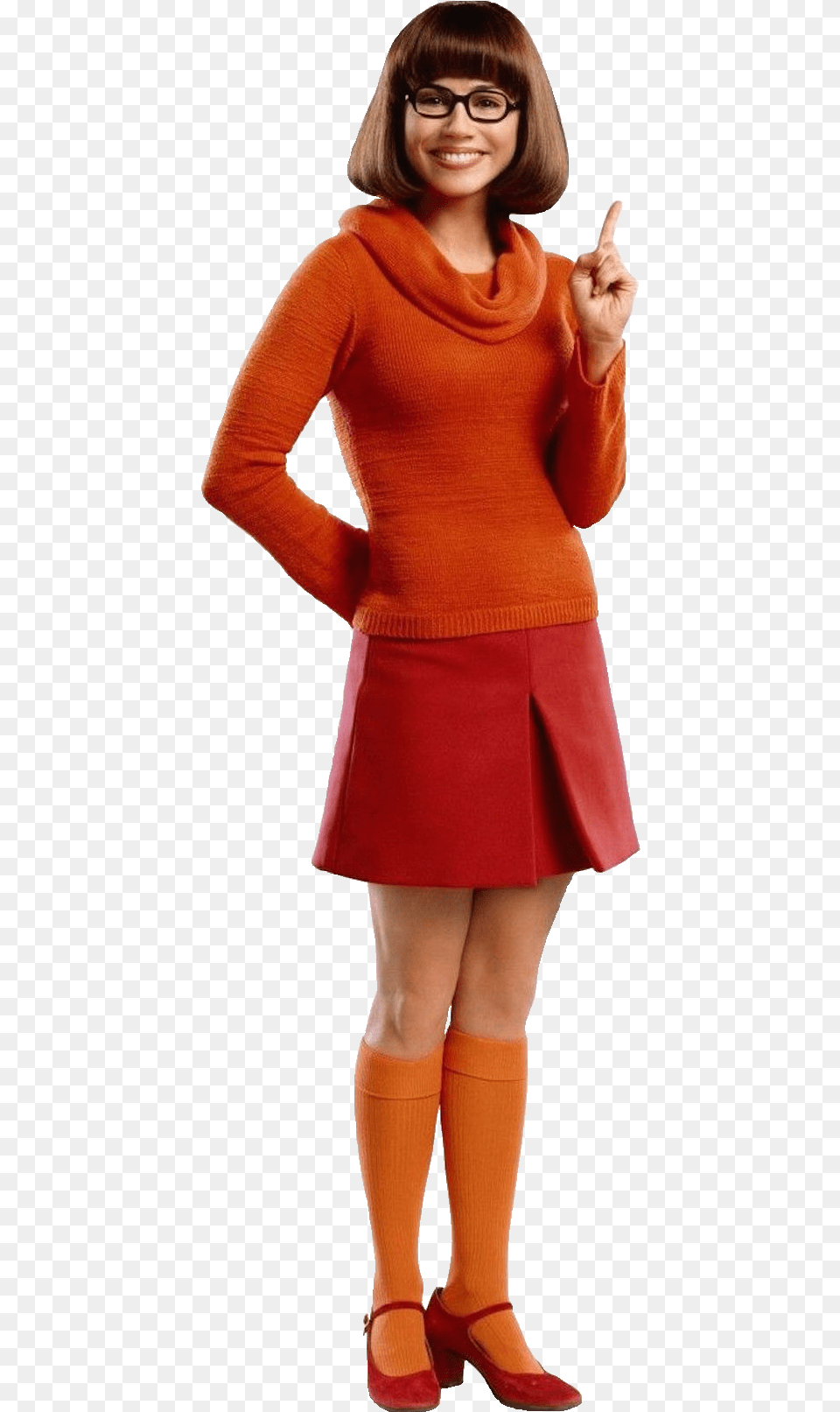 Velma Download Velma Scooby Doo Movie Outfit, Clothing, Skirt, Woman, Person Png Image