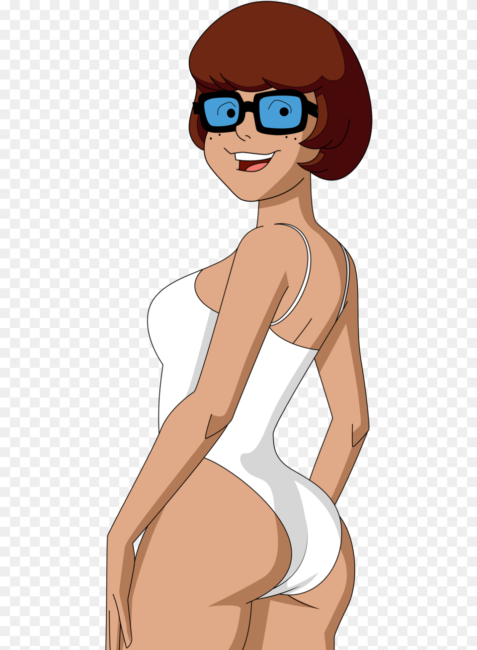 Velma Scooby Doo By Bbobsan Daphne And Velma Velma Daphne Blake Bbobsan, Woman, Swimwear, Person, Female Png