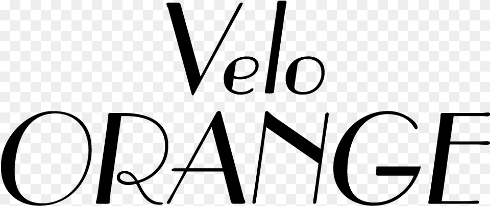Velo Orange Calligraphy, Gray Png