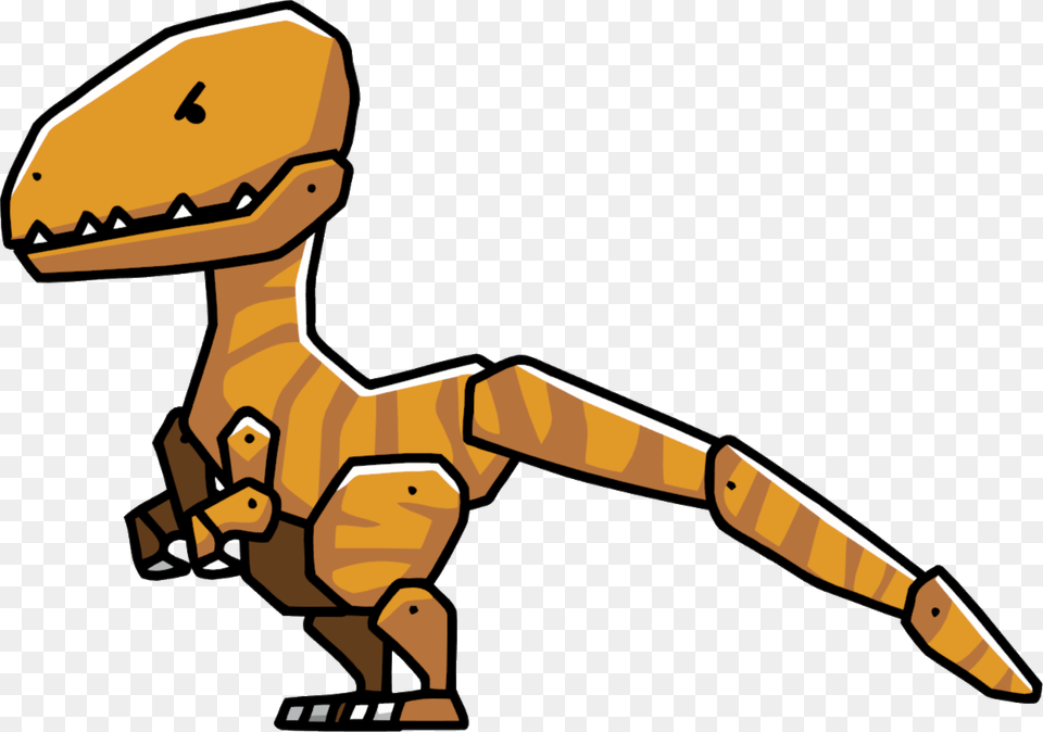 Velociraptor Clipart Prehistoric Scribblenauts Velociraptor, Animal, Dinosaur, Reptile, T-rex Free Transparent Png