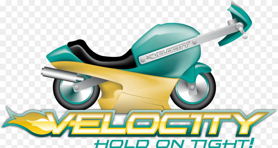 Velocity Velocity Logo Flamingo Land, Scooter, Transportation, Vehicle, Car Free Transparent Png