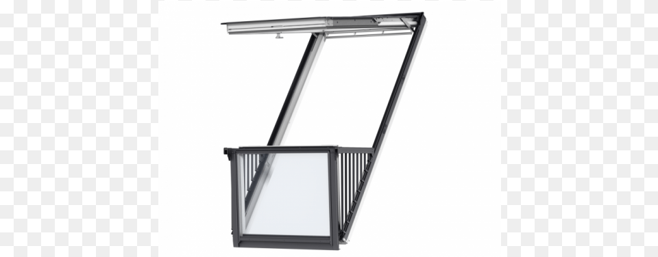 Velux Gdl Pk19 Sd0w001 White Paint Single Balcony For Window, Handrail, Railing Free Png Download