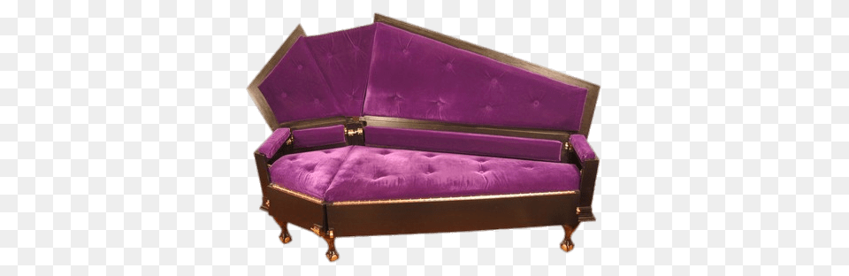 Velvet Coffin Couch, Furniture, Crib, Infant Bed Free Transparent Png