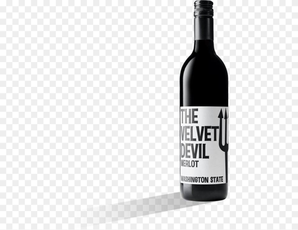 Velvet Devil Merlot, Bottle, Alcohol, Beverage, Liquor Free Transparent Png