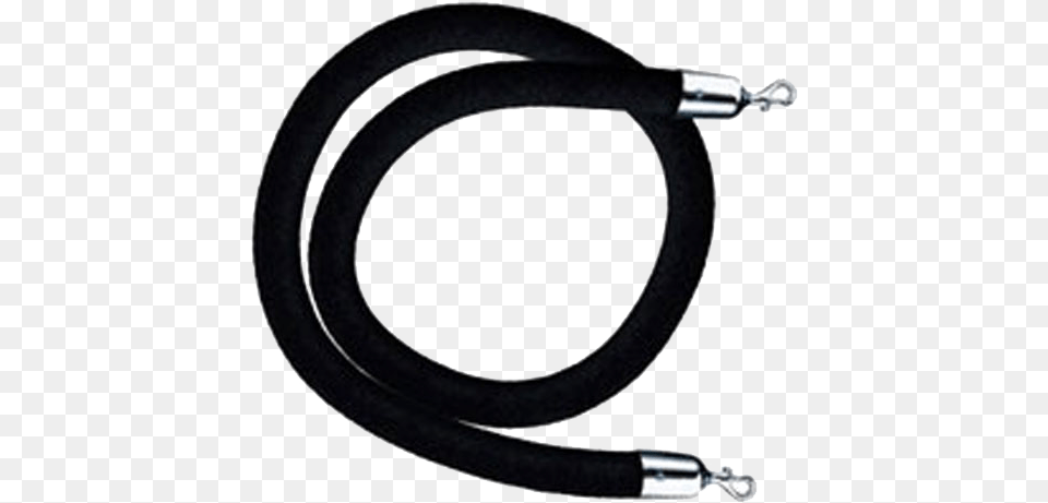Velvet Rope Black Rope, Leash, Hose Png Image