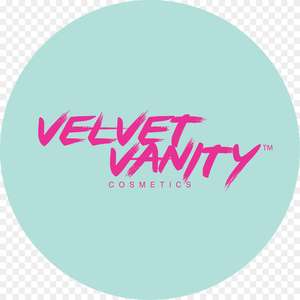 Velvet Vanity Cosmetics Circle, Logo, Disk, Text Free Png Download