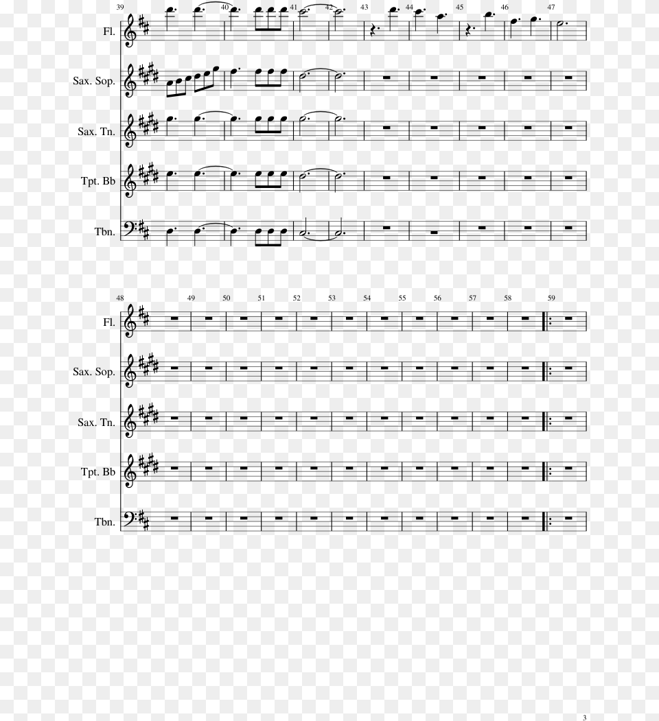 Vem Jesus Cristo J Vem Sheet Music 3 Of 5 Pages Pissy Pamper Sheet Music Piano, Gray Free Png Download