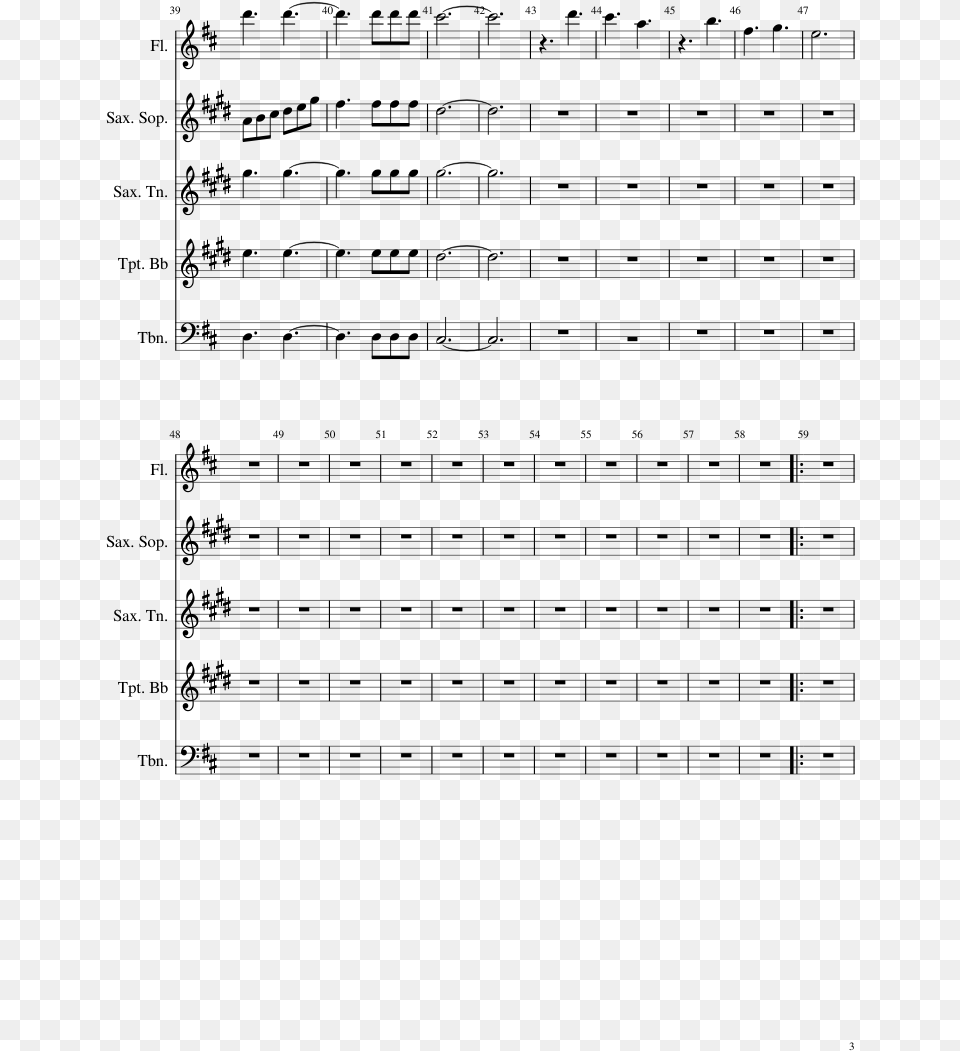 Vem Jesus Cristo J Vem Sheet Music 3 Of 5 Pages Answer Sheet Music, Gray Free Transparent Png