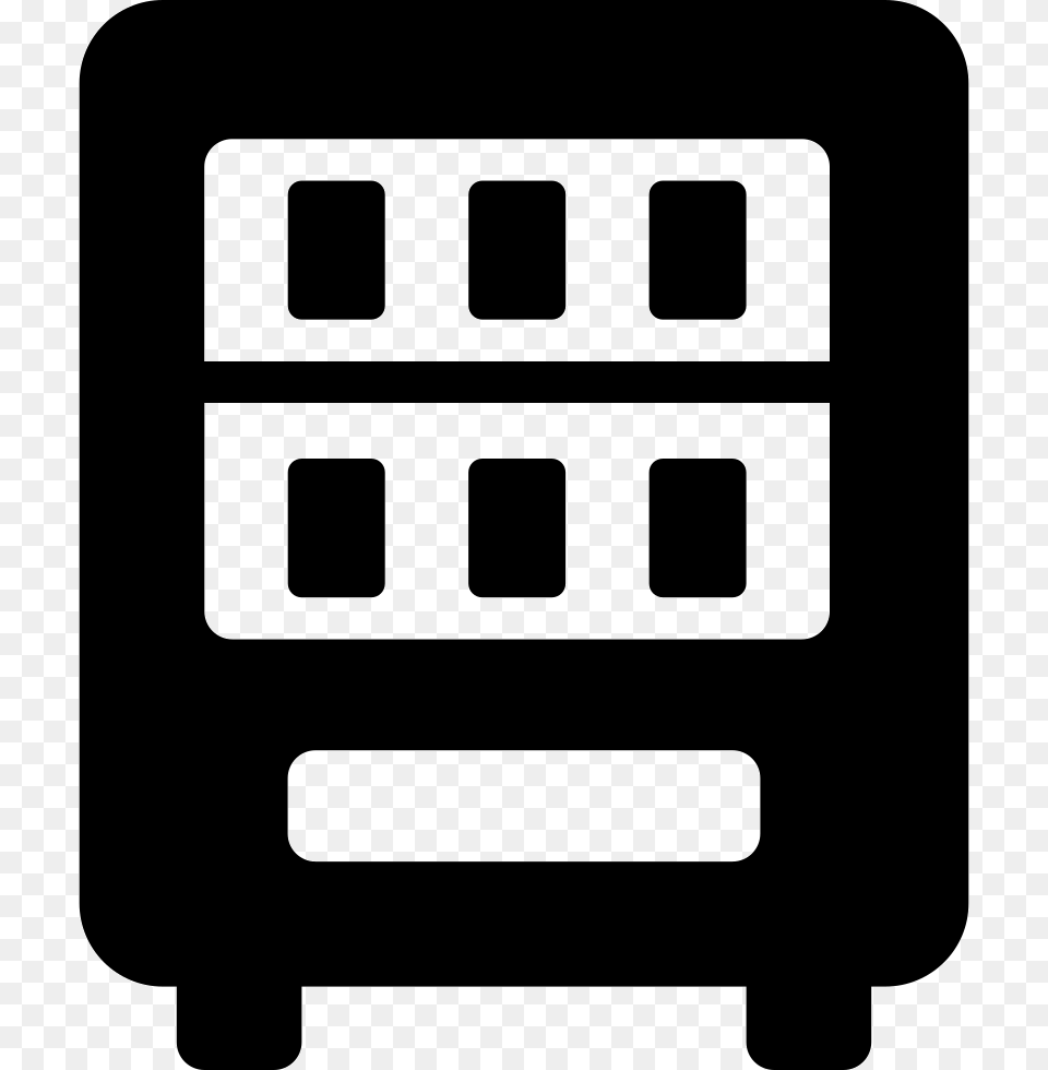 Vending Machine Industry Icon, Stencil Png Image