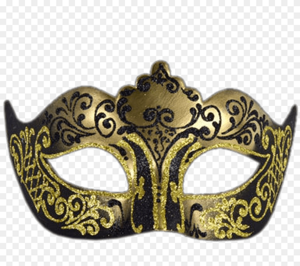 Venetian Mask Transparent Arts Gold Venetian Masquerade Masks, Crowd, Person Free Png Download