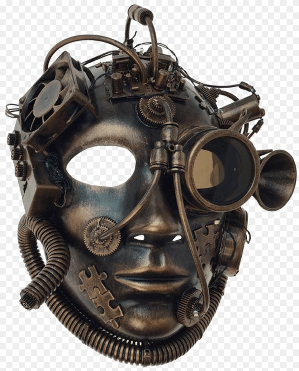 Venetian Mask Transparent Images Transparent Steampunk Mask, Person, Face, Head Free Png