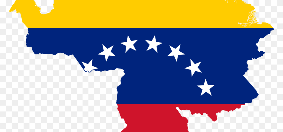 Venezuela Flag Country Shape Transparent, Symbol, Outdoors Png