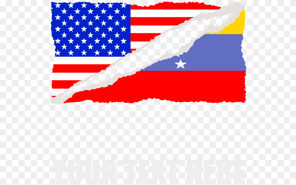 Venezuelan American Flag Maternity Tank Top Ethiopian Flag And American Flag, American Flag Free Png