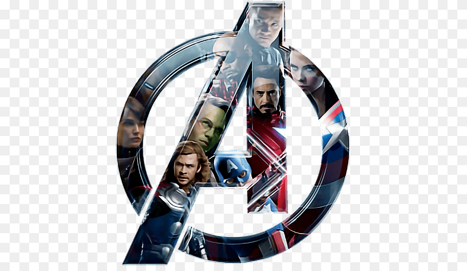 Vengadores Avengers Logo, Adult, Female, Person, Woman Free Png