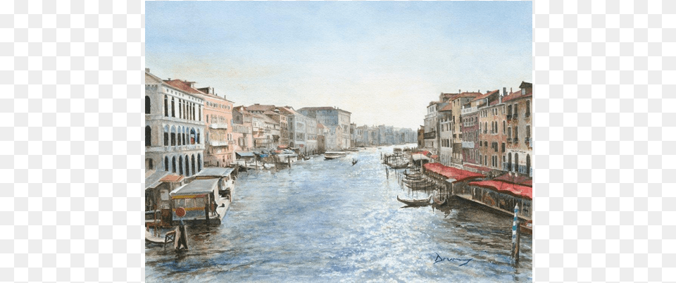 Venice Art Gallery Art, Water, Canal, Outdoors, City Free Png Download
