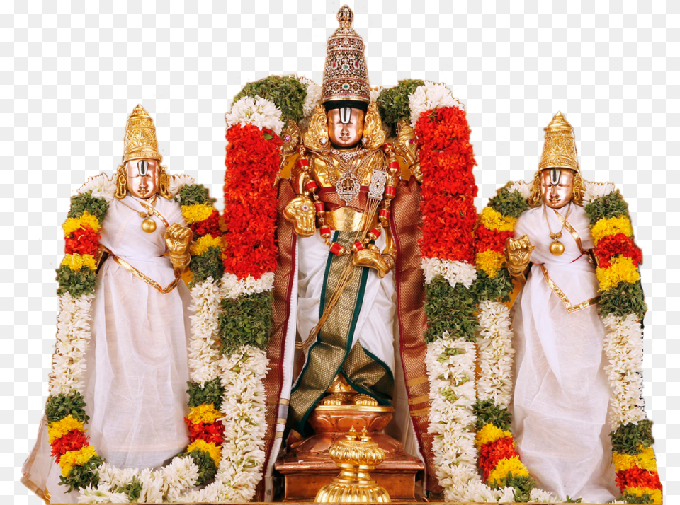 Venkateswara For Designing Lord Venkateswara Hd, Flower, Plant, Flower Arrangement, Wedding Png Image