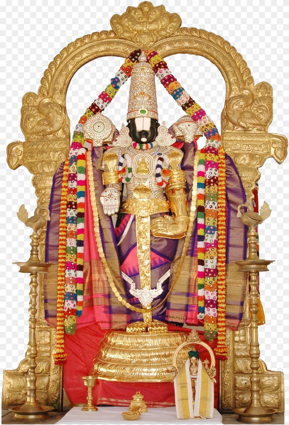 Venkateswara Hd Lord Venkateswara Psd, Church, Altar, Architecture, Building Free Transparent Png