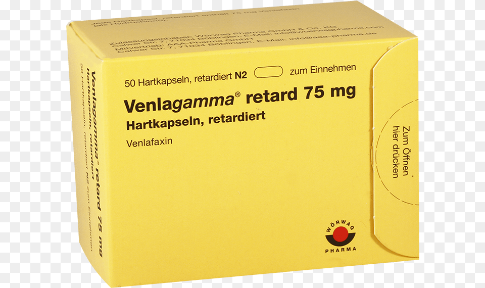 Venlagamma Retard 75mg Milgamma Mono 50 Berzogene Tabletten 100 St, Box, Cardboard, Carton Png