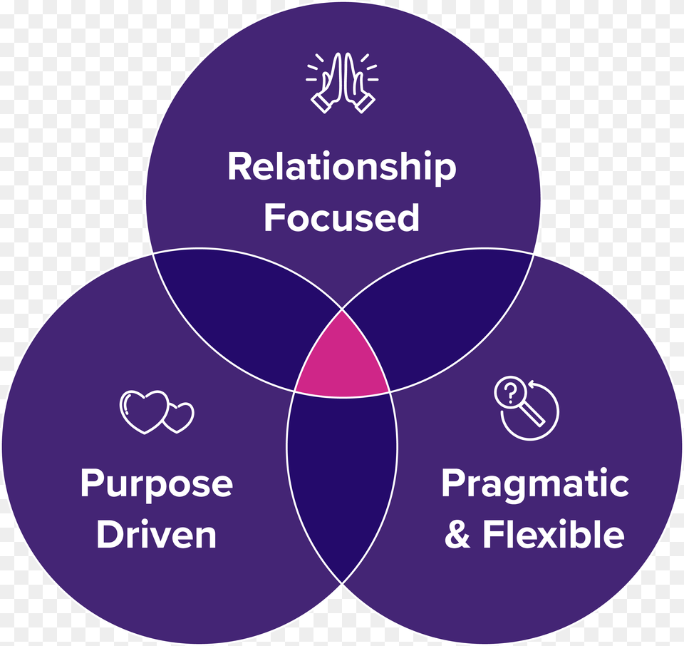 Venn Diagram Showing That Boost S Ideal Client Is Relationship Circle, Venn Diagram, Disk Free Png