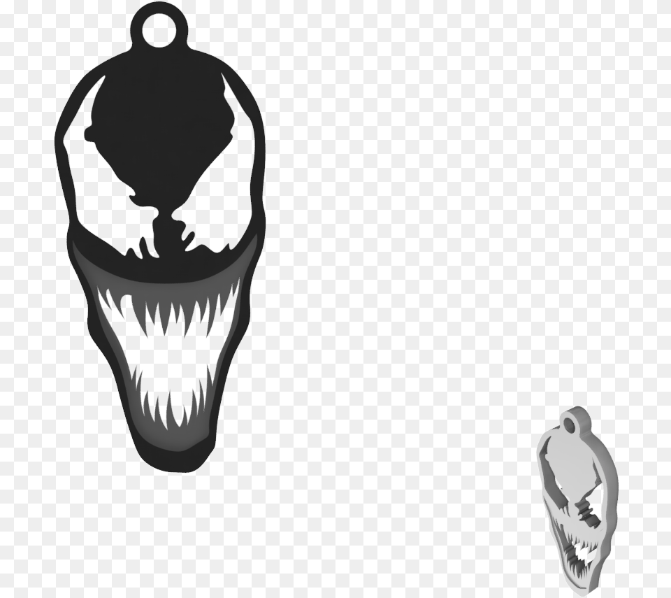 Venom, Stencil, Adult, Male, Man Png Image