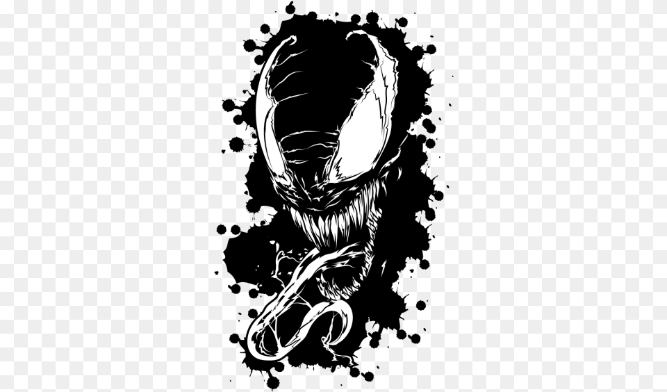 Venom Decals, Stencil, Adult, Female, Person Free Png Download