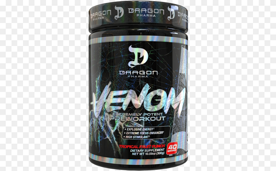 Venom Dragon Pharma 2 Lc, Can, Tin, Cosmetics Free Png