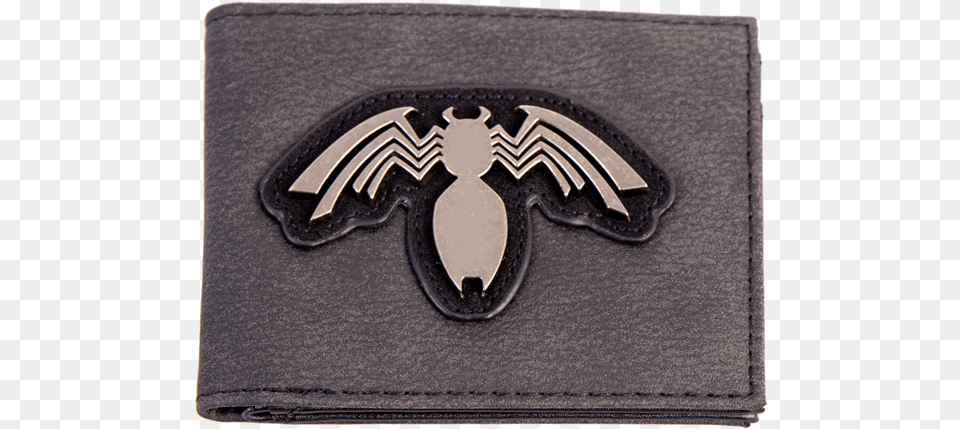 Venom Grey Bifold Wallet Emblem, Logo, Accessories, Symbol, Badge Free Png