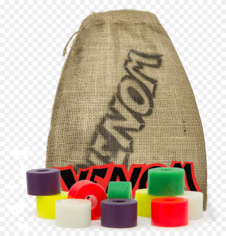 Venom Hpf Barrel Bushing 10 Bag Longboard Skateboard Venom Bushings Bag, Tape, Candle Png