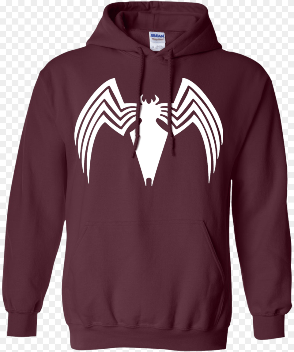 Venom Logo Hoodie U2013 Wind Vandy, Clothing, Knitwear, Sweater, Sweatshirt Png Image