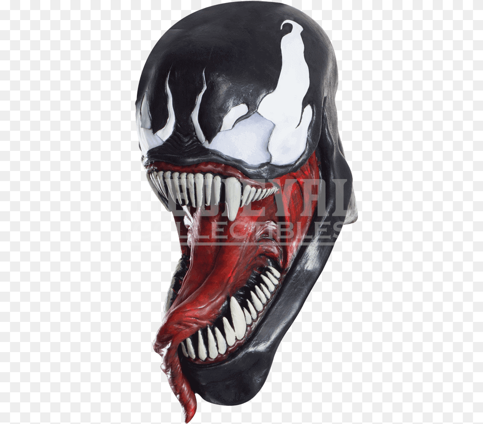 Venom Mask Costume, Adult, Male, Man, Person Free Png