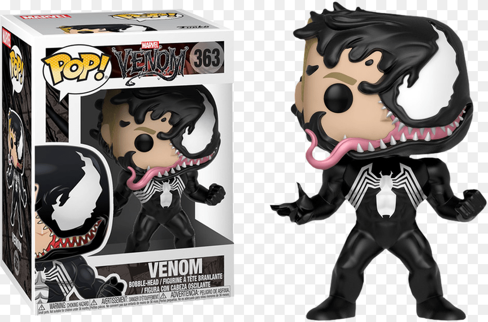 Venom Pop Vinyl Figure Venom 2018 Funko Pop, Book, Comics, Publication, Baby Free Png Download