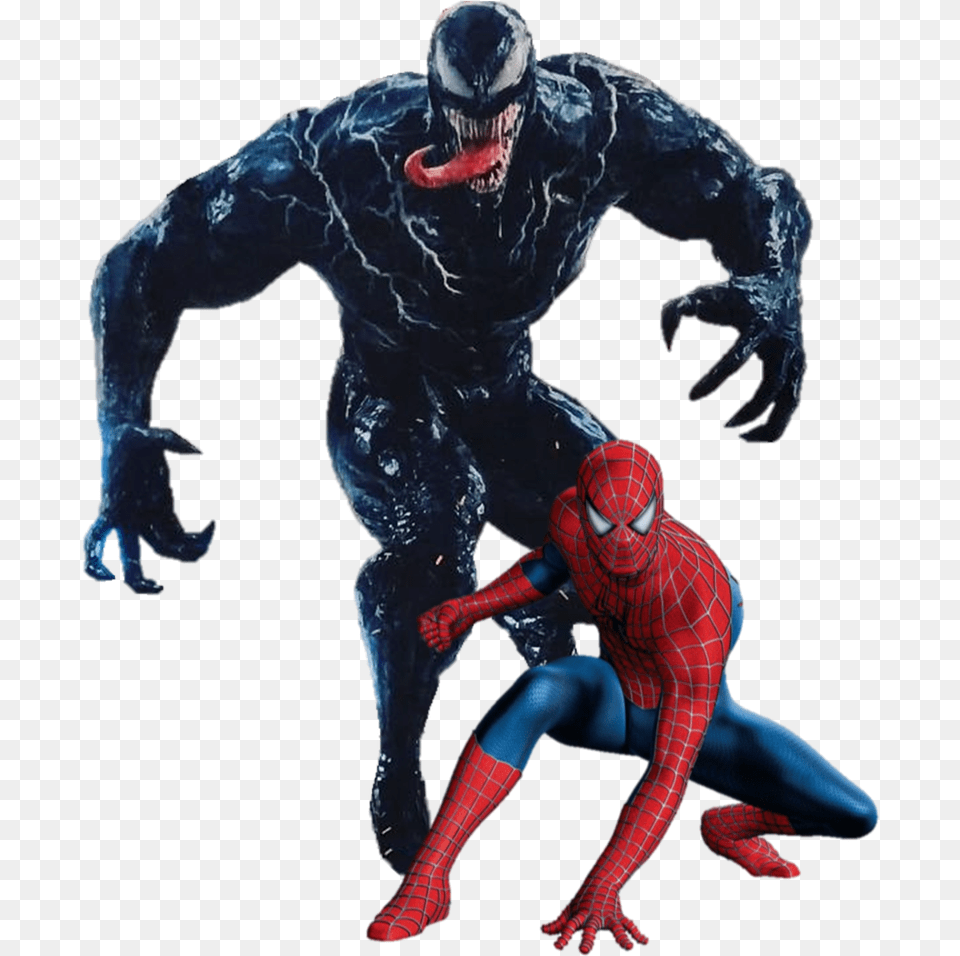 Venom Transparent Spiderman, Adult, Person, Man, Male Free Png Download