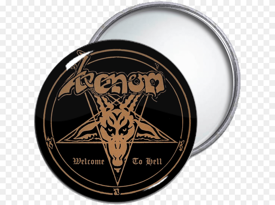 Venom Welcome To Hell Lp, Badge, Logo, Symbol, Emblem Png