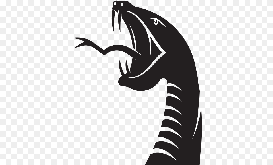 Venomous Snake Silhouette Illustration, Person, Dragon Png Image