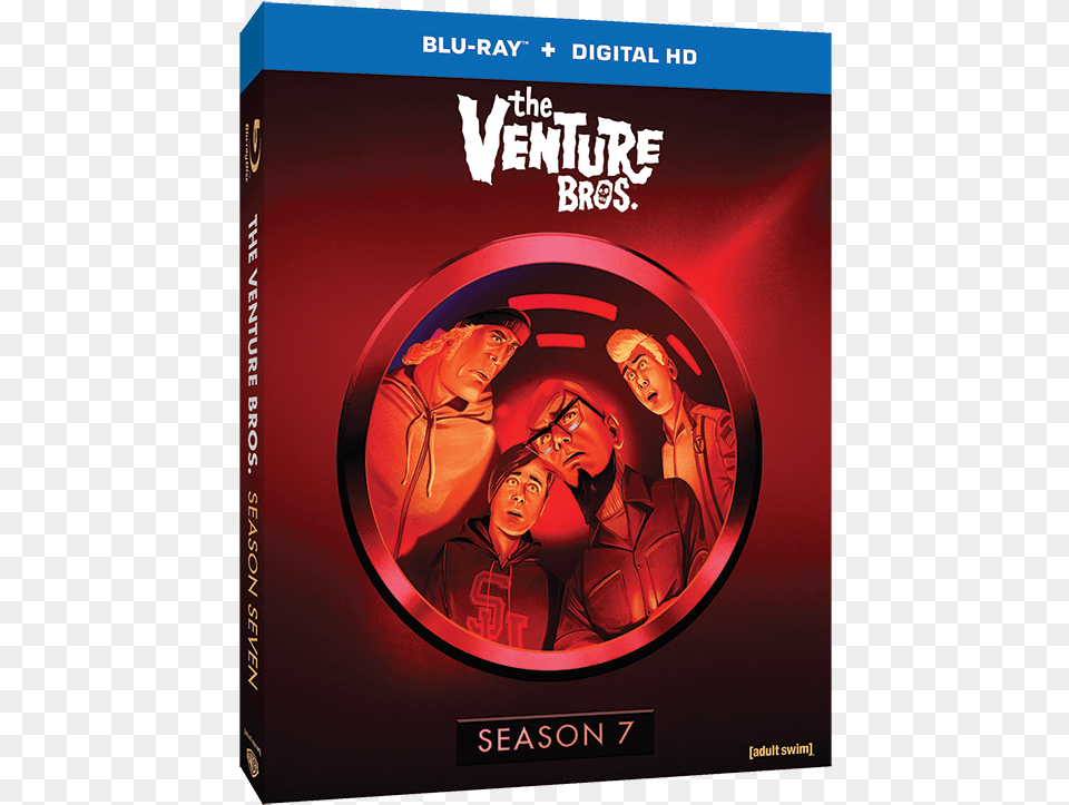 Venture Bros Season 7 Dvd, Book, Publication, Advertisement, Person Free Png Download