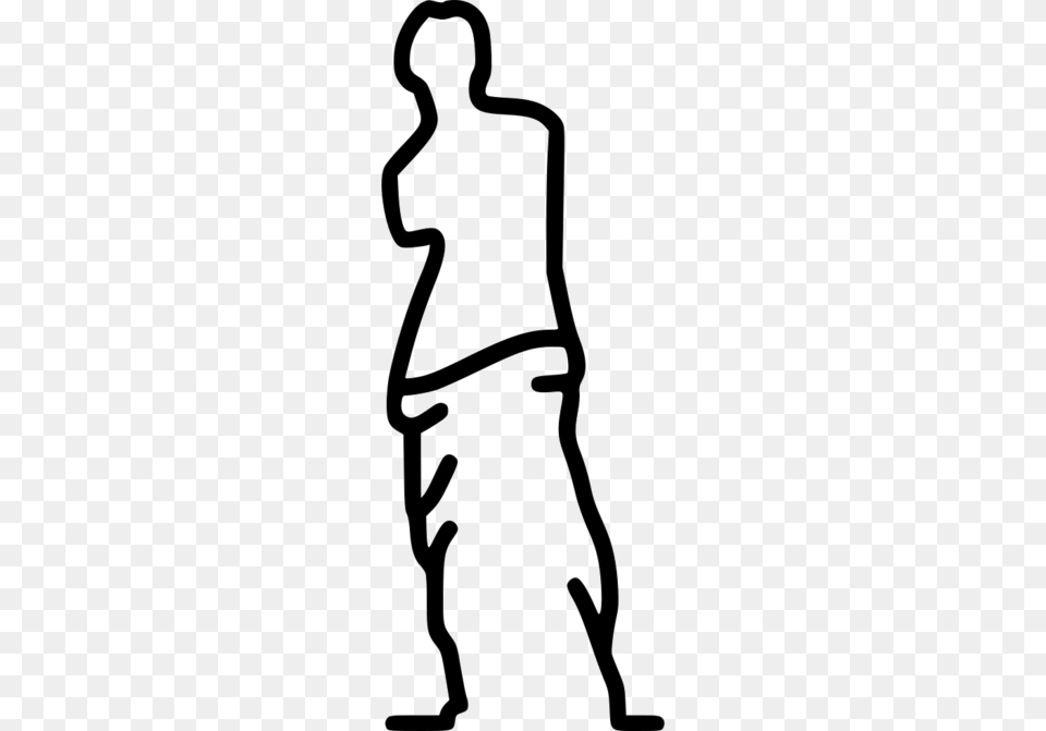 Venus Clipart, Silhouette, Person, Walking, Stencil Free Transparent Png